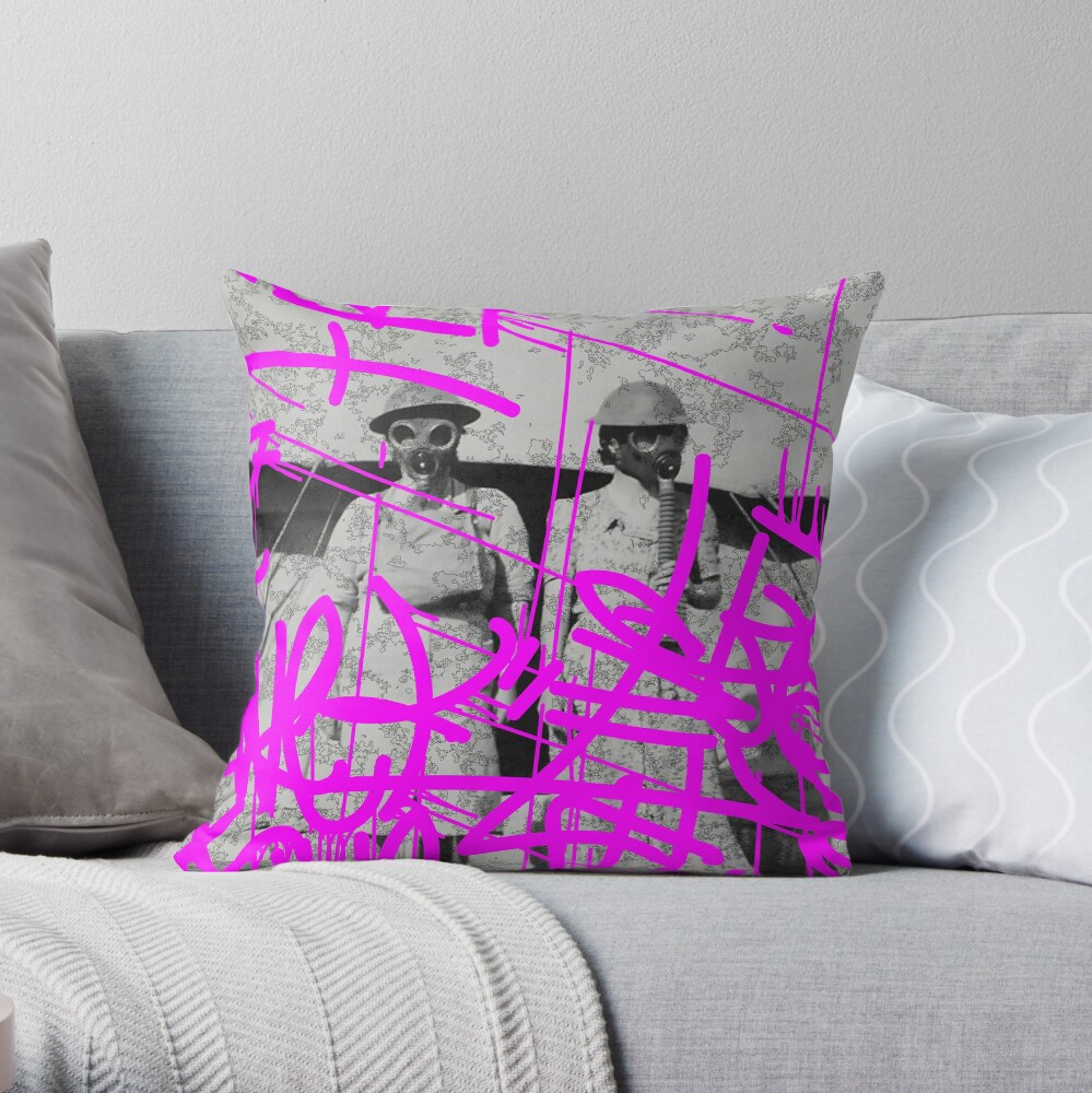 Item preview, Throw Pillow designed and sold by blackink-design.