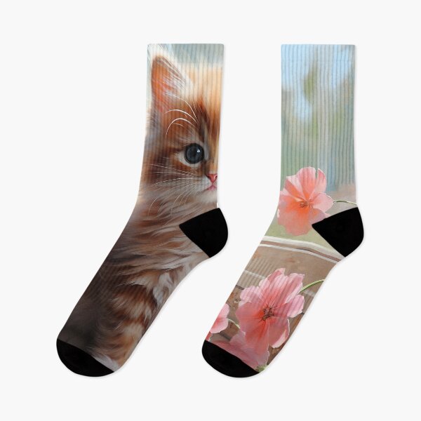 Item preview, Cute Ginger Kitten 5 designed and sold by Art by Lilia.