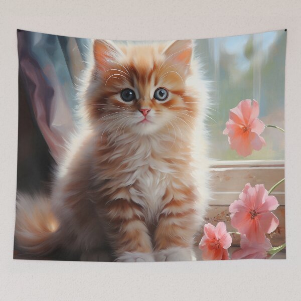Item preview, Cute Ginger Kitten 5 designed and sold by Art by Lilia.