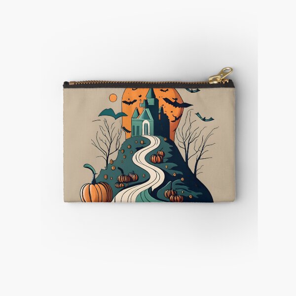 Item preview, halloween mountain castle designed and sold by Patricks-Art.