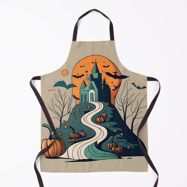 Item preview, halloween mountain castle designed and sold by Patricks-Art.