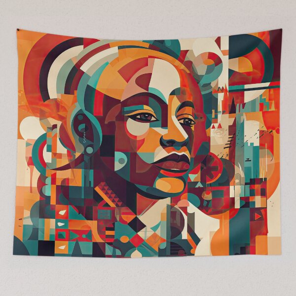 Item preview, African Style Bauhaus Design designed and sold by ArtificialGenes.