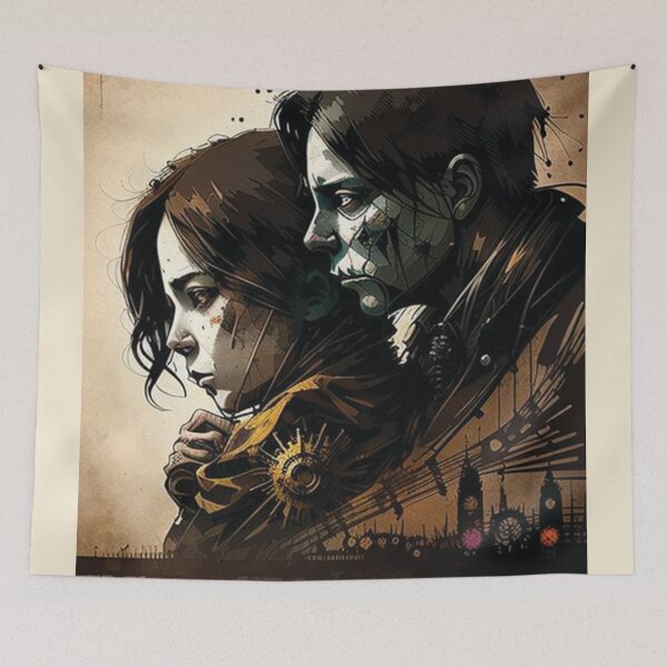 Item preview, Steampunk Love #12 - Sticker and T-Shirt Design designed and sold by MindAsylum.
