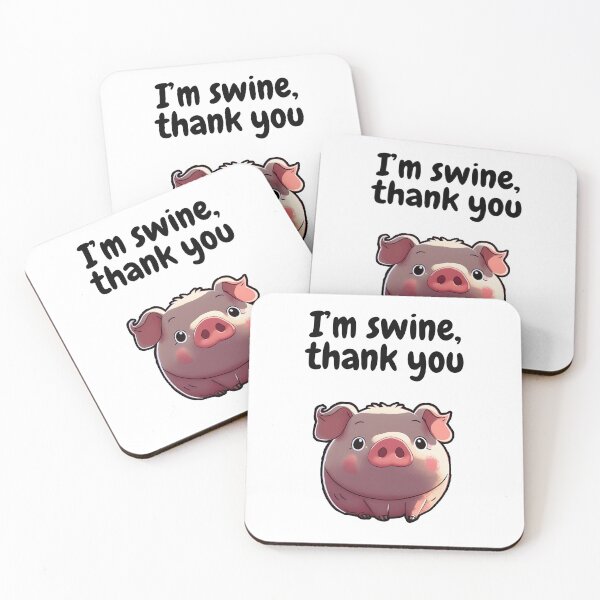 Item preview, I'm Swine, Thank You designed and sold by ChaiTees.