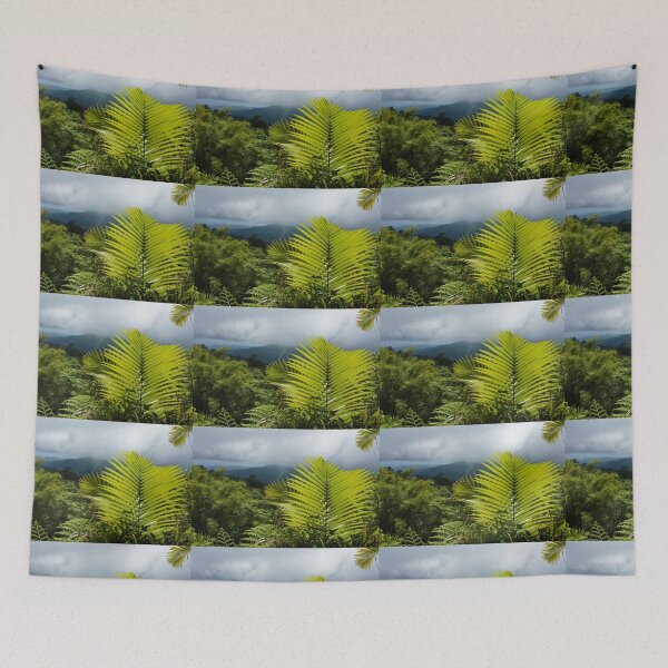 Item preview, Tropical Rainforest - Jungle Green and Rain Clouds designed and sold by Georgia Mizuleva.