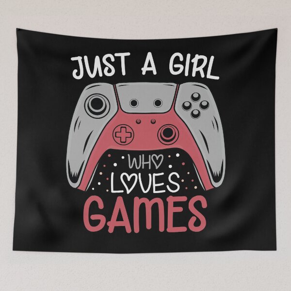 Item preview, Just a girl who loves videogames designed and sold by Cuquetafera.