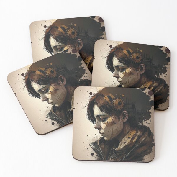 Item preview, Steampunk Portrait #17 - Sticker and T-Shirt Design designed and sold by MindAsylum.