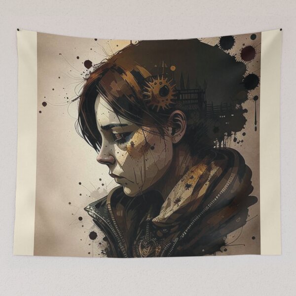 Item preview, Steampunk Portrait #17 - Sticker and T-Shirt Design designed and sold by MindAsylum.
