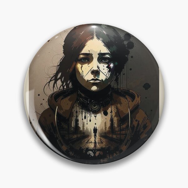 Item preview, Steampunk Portrait #19 - Sticker and T-Shirt Design designed and sold by MindAsylum.