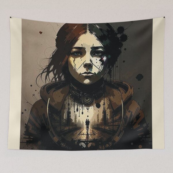 Item preview, Steampunk Portrait #19 - Sticker and T-Shirt Design designed and sold by MindAsylum.