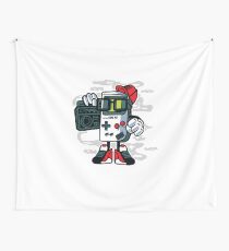 Retro Game Kid Wall Tapestry