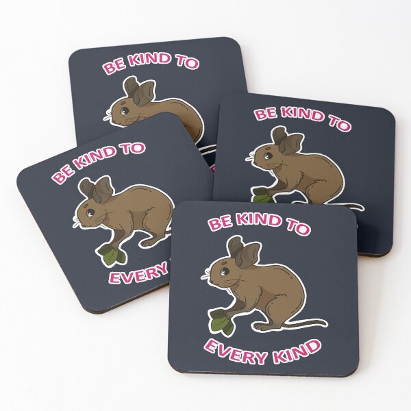 Item preview, Be kind to every kind Degu Animal Text Design designed and sold by keepsketching.