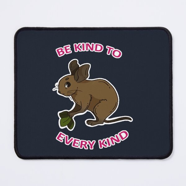 Item preview, Be kind to every kind Degu Animal Text Design designed and sold by keepsketching.