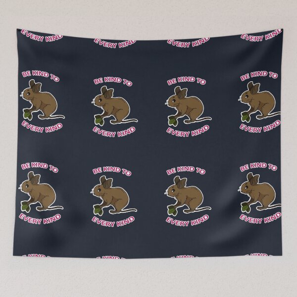 Item preview, Be kind to every kind Degu Animal Text Design designed and sold by keepsketching.
