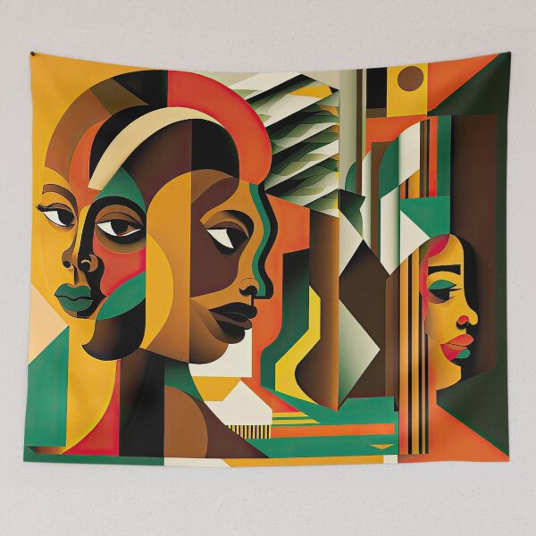 Item preview, African Style Bauhaus Design designed and sold by ArtificialGenes.