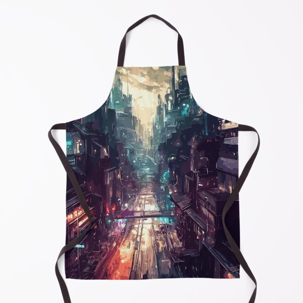 Item preview, Futuristic japan cityscape designed and sold by TomFrontierArt.