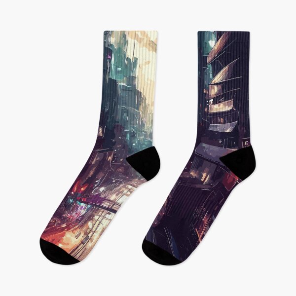 Item preview, Futuristic japan cityscape designed and sold by TomFrontierArt.