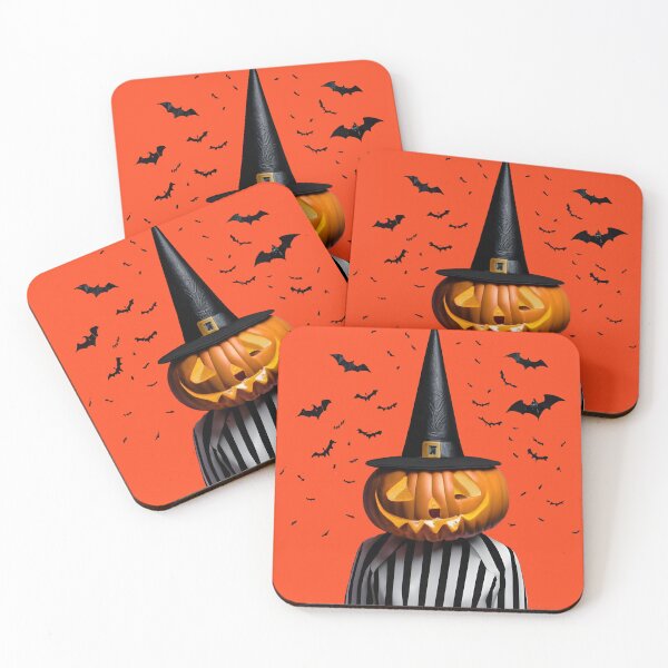 Item preview, Witchy Pumpkin Head - Halloween Charm designed and sold by AgarutanPrint.