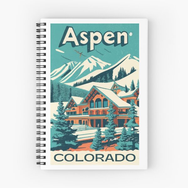 Item preview, A Vintage Travel Poster of Aspen - Colorado - US designed and sold by GoodOldVintage.
