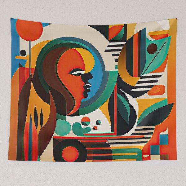 Item preview, African Style Bauhaus Design designed and sold by ArtificialGenes.