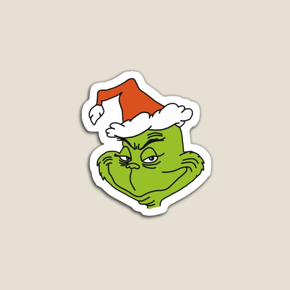 Grinch Xmas Sticker for Sale by PinkRhino24