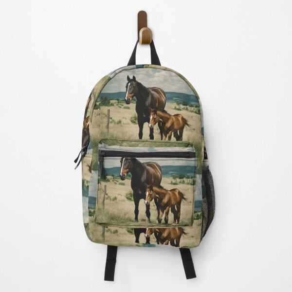Item preview, Tender Bond: Mare and Foal Art Print designed and sold by Artforhorse.