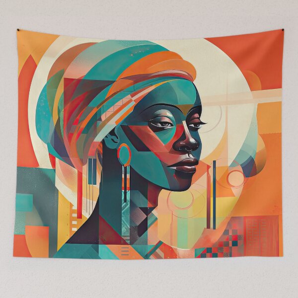 Item preview, African Style Bauhaus Design designed and sold by ArtificialGenes.