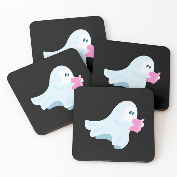 Item preview, Cute halloween ghost reading book designed and sold by Mateusz Majcherek.