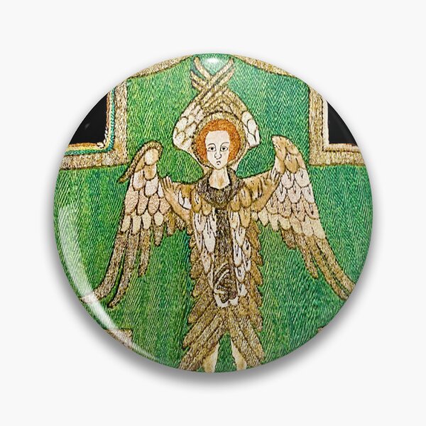 Item preview, Angel embroidery from a medieval priest's robe  designed and sold by roflinn.