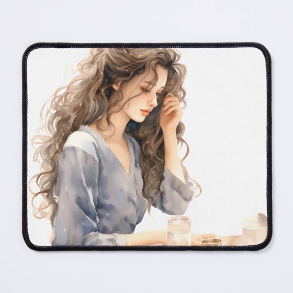 Item preview, girl in coffee shop  designed and sold by Lucky-jl.