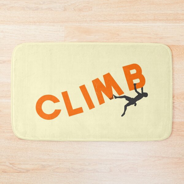 Item preview, Climbing - orange - grey with distress designed and sold by Art Happens.