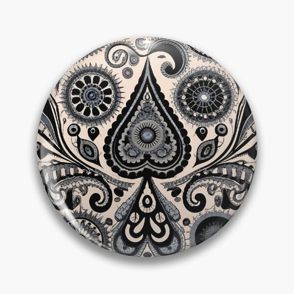 Item preview, Paisley Pattern - Black and White - No. 2 designed and sold by Witty-Whimsy.