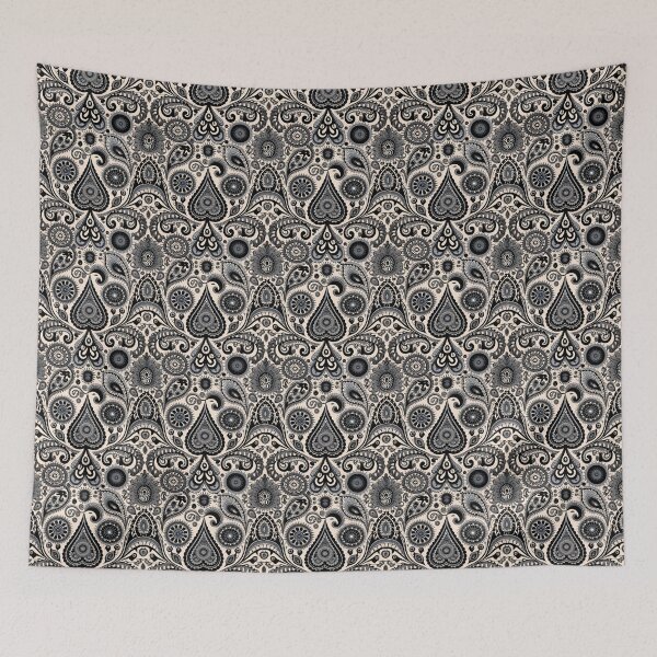 Item preview, Paisley Pattern - Black and White - No. 2 designed and sold by Witty-Whimsy.