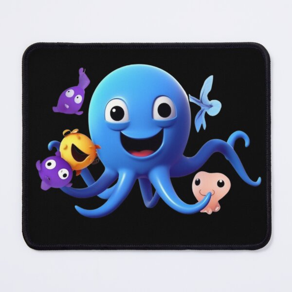 Item preview, Oswald The Octopus stickers designed and sold by WhimsyVisions.
