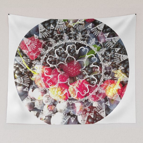 Item preview, mandala on berries designed and sold by Magdalena Borkowska.