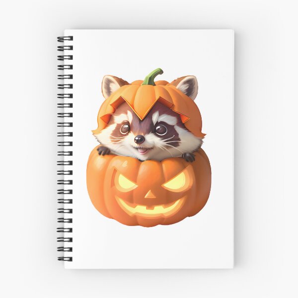 Item preview, Cute Racoon Halloween Pumpkin Lantern designed and sold by IceCreamSmile.