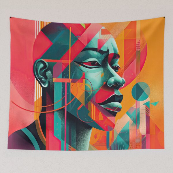 Item preview, African Style Bauhaus Design designed and sold by ArtificialGenes.