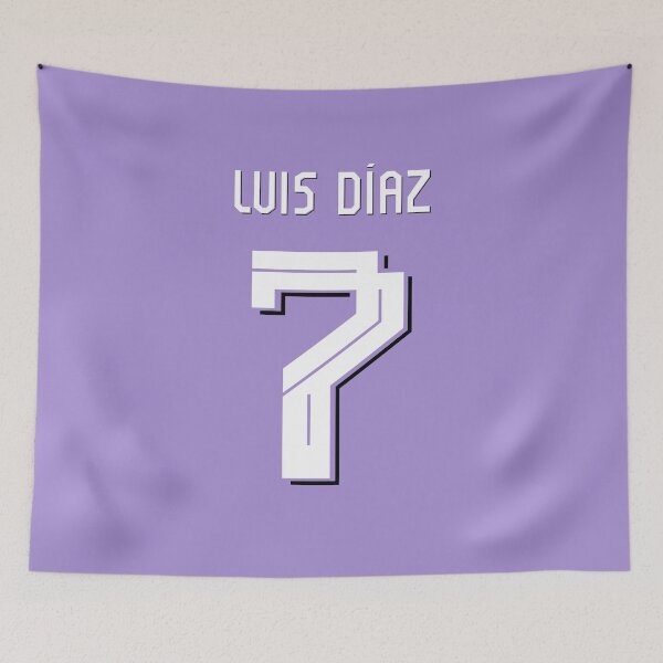 Item preview, Luis Diaz 7 Liverpool third jersey 23/24 designed and sold by Alimator.