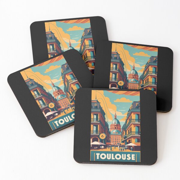 Item preview, A Vintage Travel Art of Toulouse - France designed and sold by GoodOldVintage.
