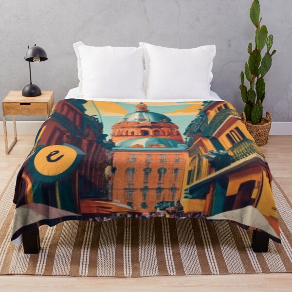 Item preview, A Vintage Travel Art of Toulouse - France designed and sold by GoodOldVintage.