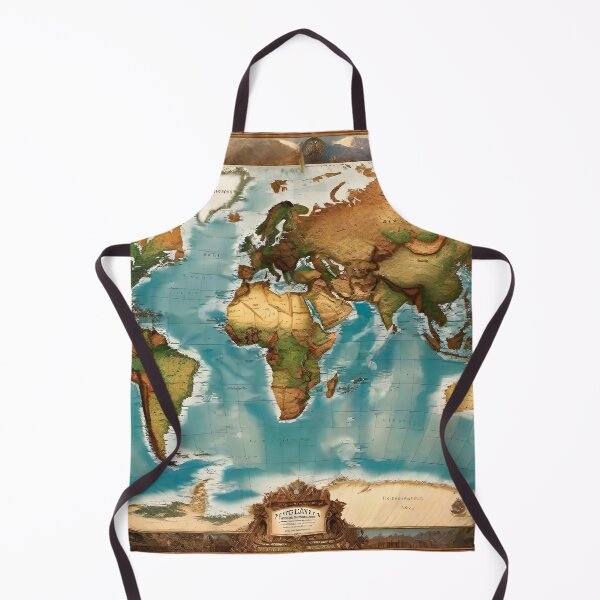 Item preview, World Map designed and sold by AiArtworkz.