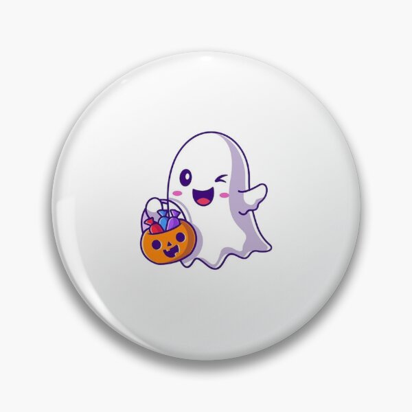 Item preview, Winking ghost designed and sold by CraftyLifeA.