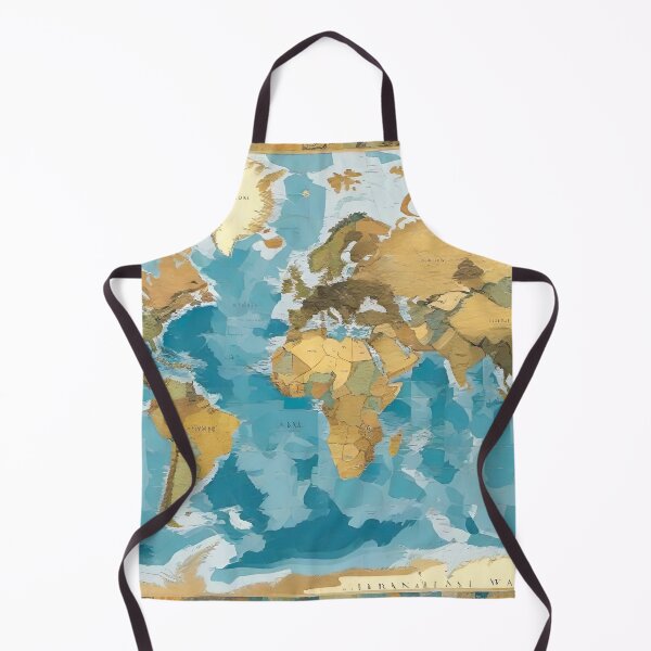 Item preview, Map of the world designed and sold by AiArtworkz.
