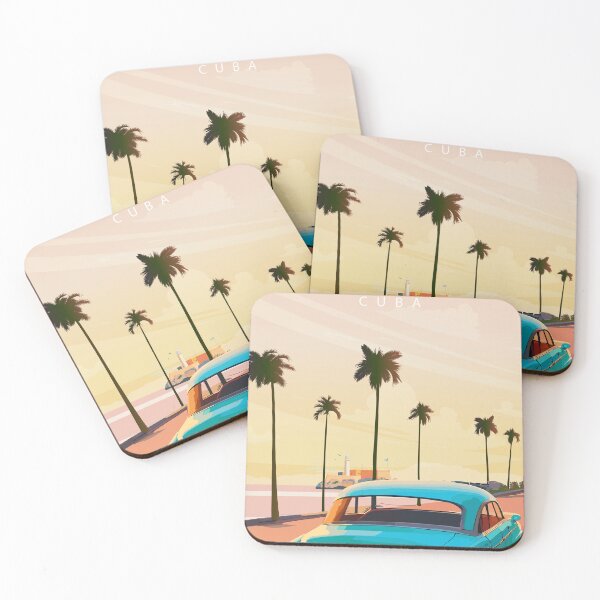 Item preview, Havana cuba travel poster tropical designed and sold by Arctic frame studio.