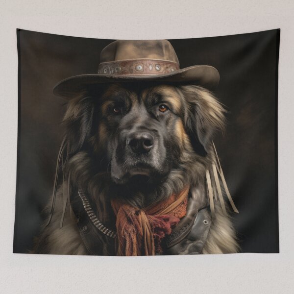 Item preview, Cowboy Dog - Leonberger designed and sold by Merchgard.