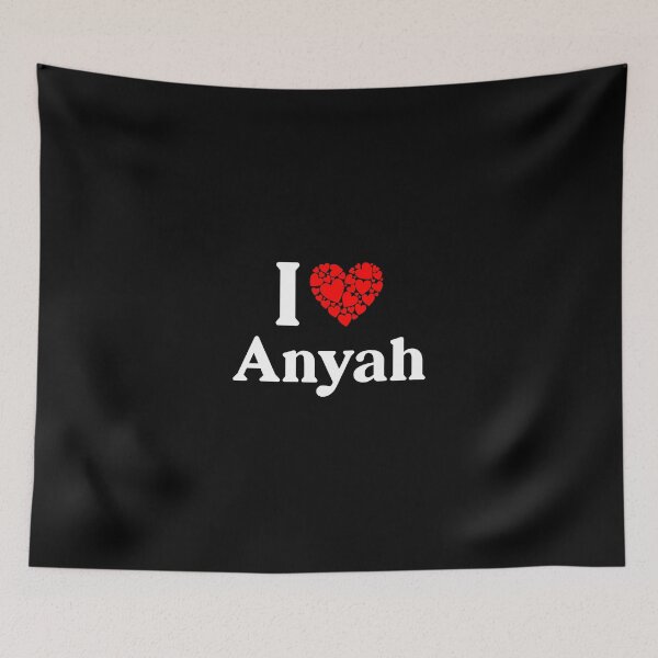 Item preview, Anyah Heart - I Love Anyah designed and sold by MiraclePitts.