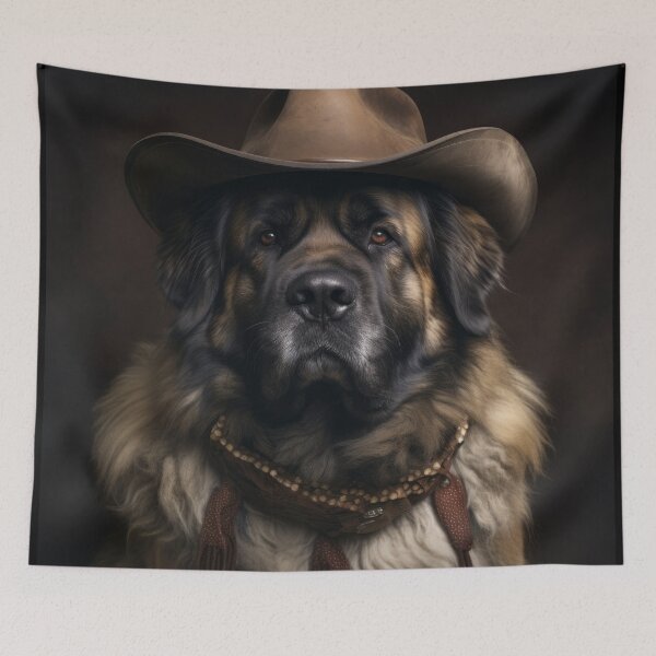 Item preview, Cowboy Dog - Leonberger designed and sold by Merchgard.