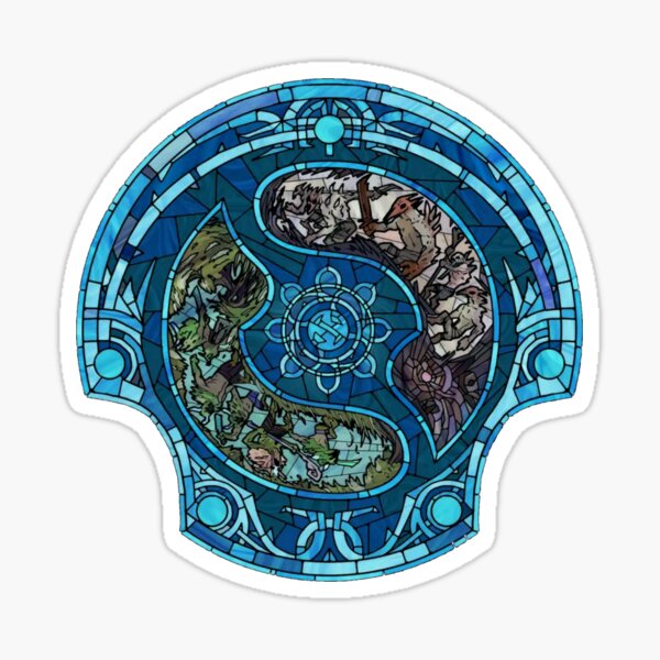 Item preview, Dota 2 Logo New designed and sold by nj3x.
