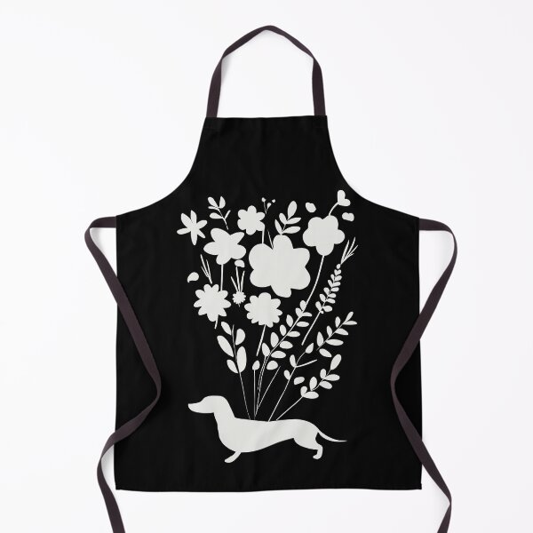 Item preview, Cute Dachshund Silhouettes Flowers designed and sold by Hic21.