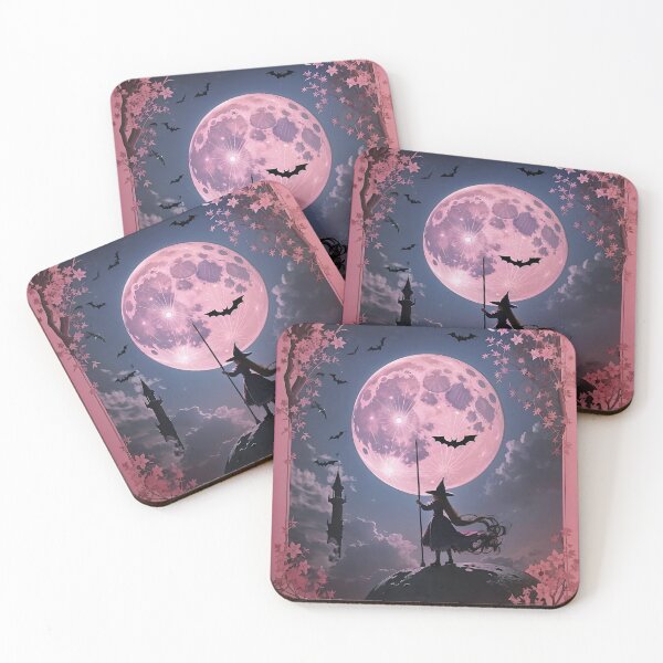 Item preview, Pink Witch With Broom #1 designed and sold by KhushiStore001.